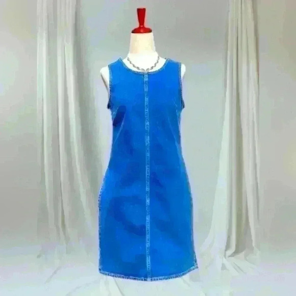 Jcrew denim dress with pockets size 00 - Picture 1 of 17